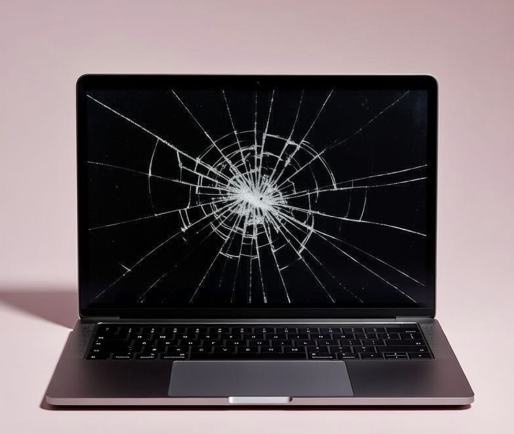 MacBook螢幕破裂維修案例｜台中 Apple筆電螢幕更換